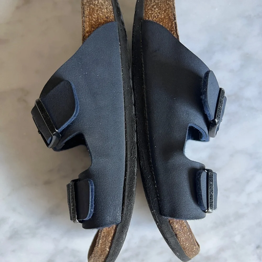 Birkenstock Blue Double Strap Sandals sz 31 kids